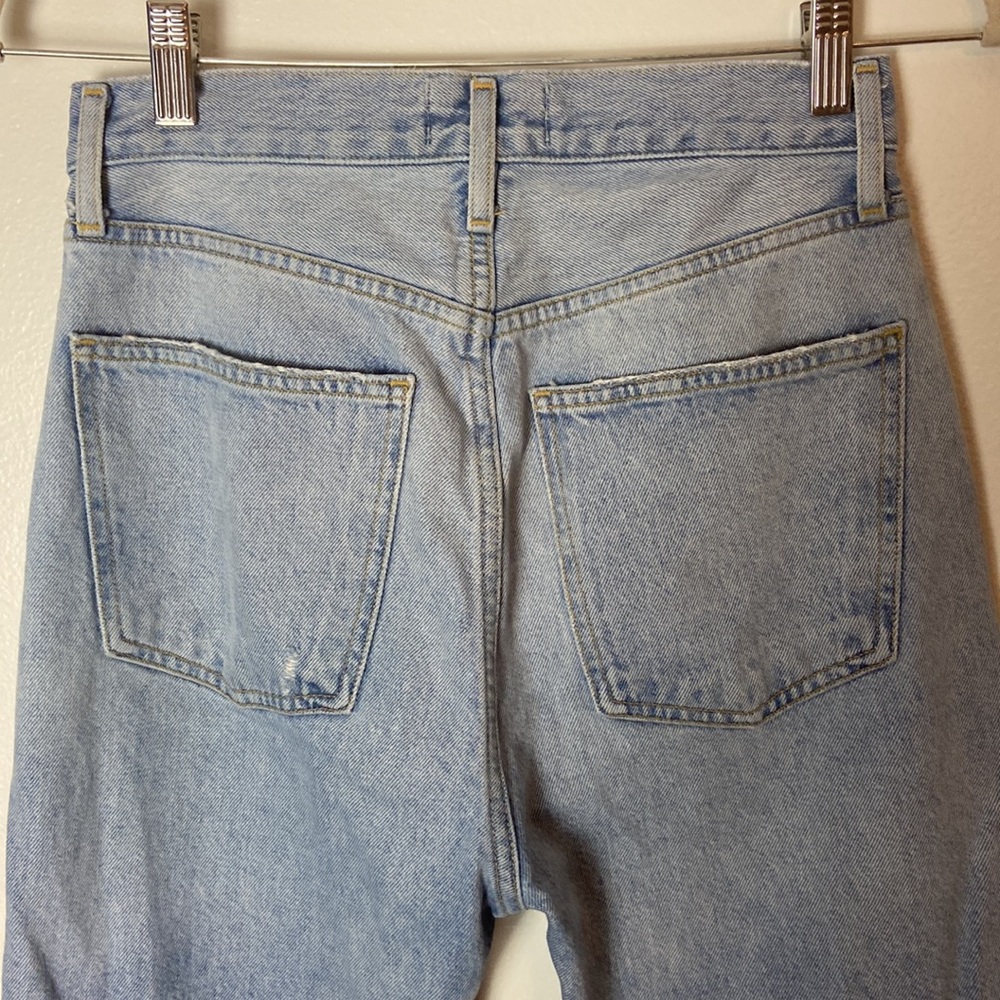 AGOLDE 90's Pinch Waist High Rise Straight Jeans in Backdrop Size 25 Dis… - Picture 10 of 13